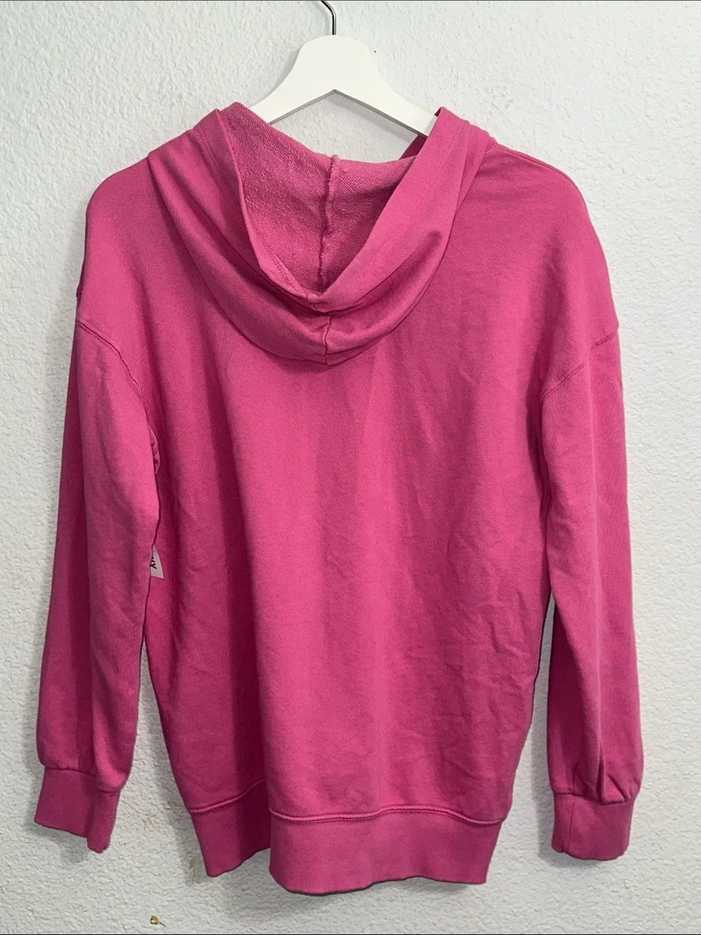 NEW Pink Hooded Full Zip Jacket Pockets Youth Girls XL 14/16